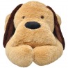 Cão de peluche castanho 160 cm 2