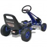 Kart con pedales asiento ajustable azul 4