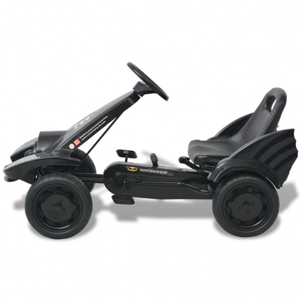 Kart a pedais com assento ajustável preto M 3