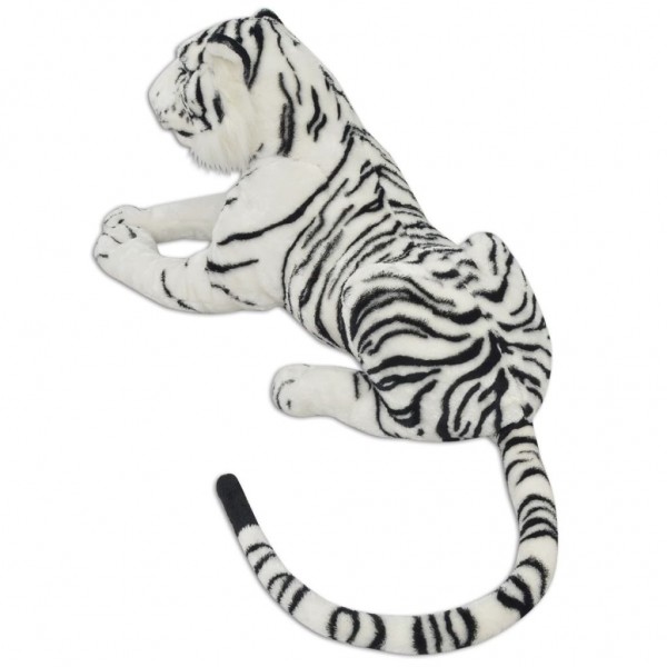 Tigre de peluche blanco XXL M 3