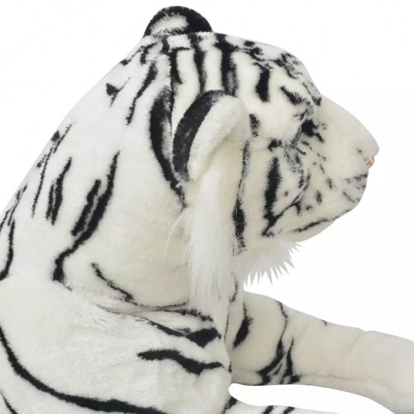 Tigre de peluche. branco. XXL M 4