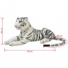Tigre de peluche. branco. XXL 5