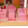 Casa de muñecas de 3 pisos madera 60x30x90 cm 5