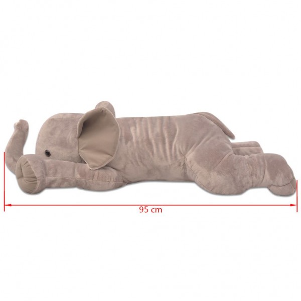 Elefante de peluche XXL 95 cm M 4