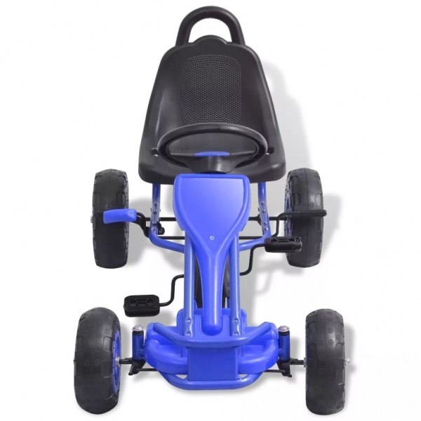 Kart a pedais com pneus pneumáticos azul M 3