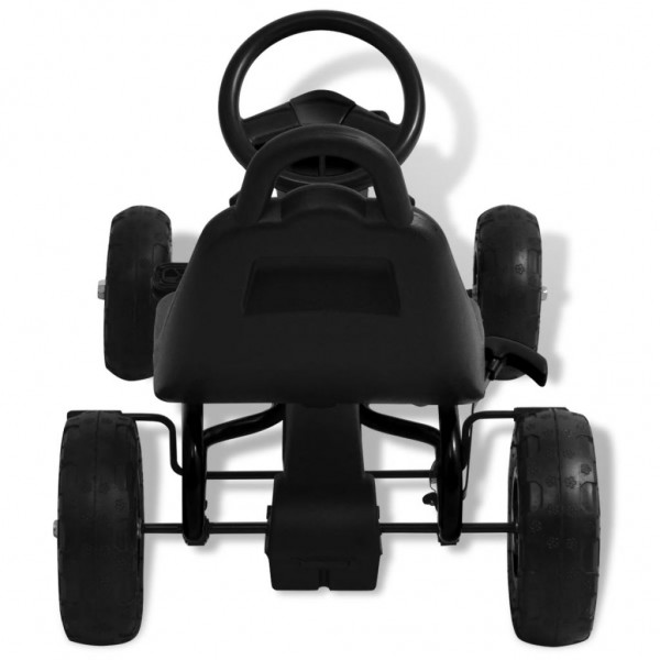 Kart a pedais com pneus pneumáticos preto M 5