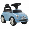 Carro de passeio Fiat 500 azul 1