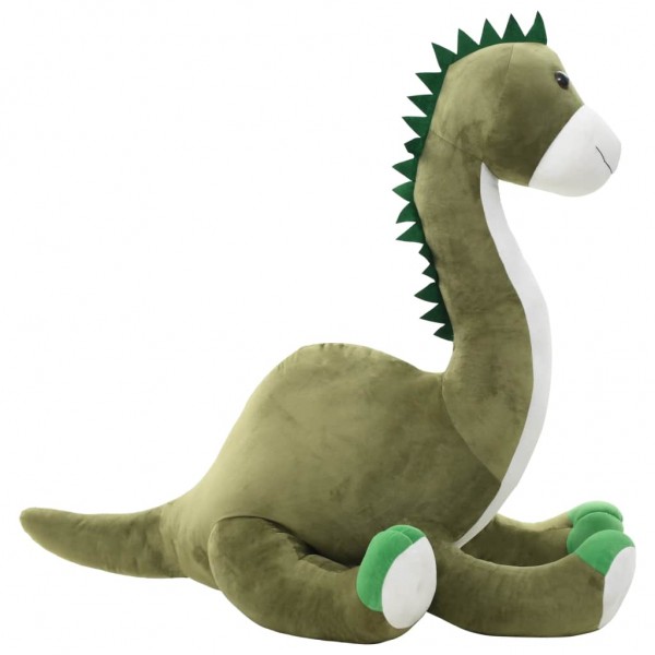 Dinosaurio brontsaurus de peluche verde M 3