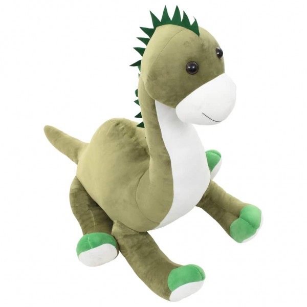 Dinossauro brontossauro de peluche verde M 2