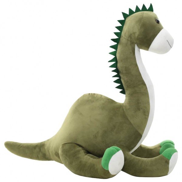 Dinosaurio brontsaurus de peluche verde D