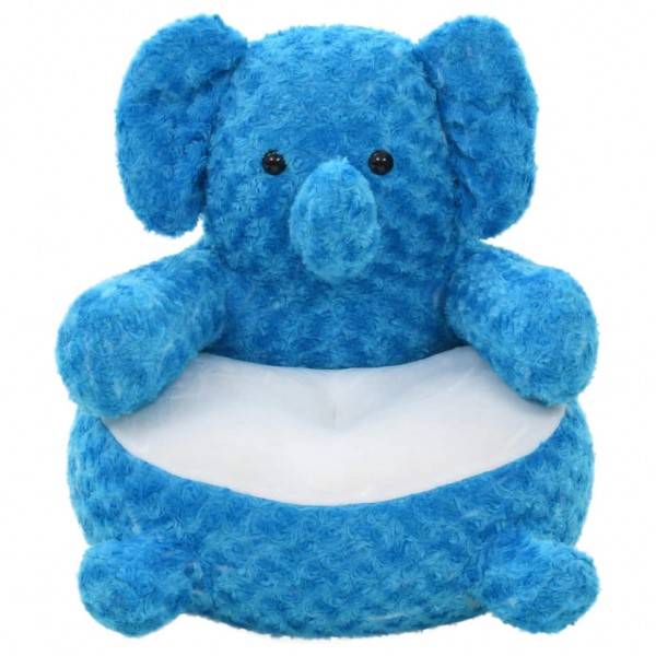 Elefante de peluche azul D