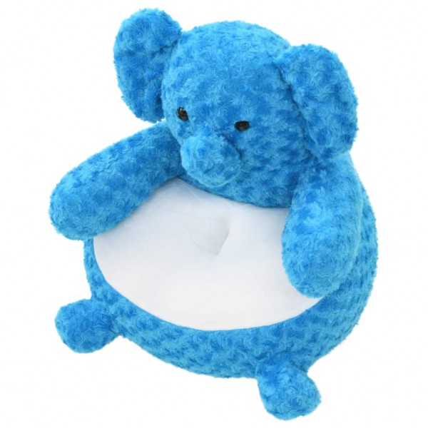 Elefante de peluche azul M 2