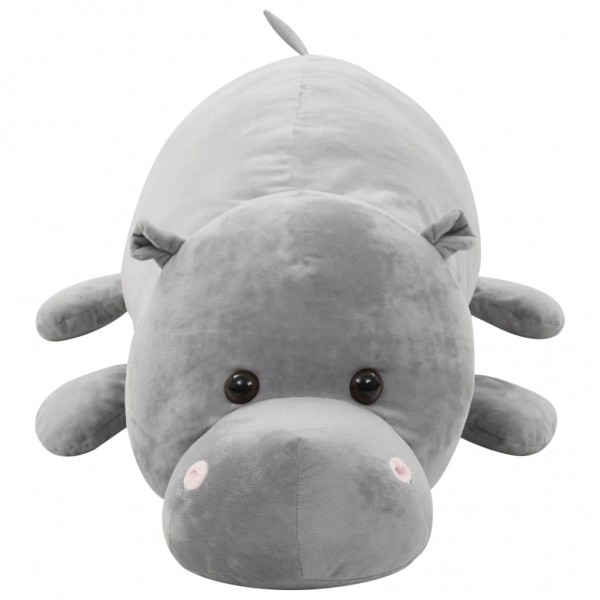 Hipopótamo de peluche gris M 2