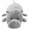 Hipopótamo de peluche gris 2