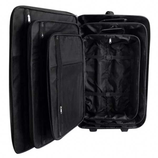 Conjunto malas de viagem 5 pcs preto M 3