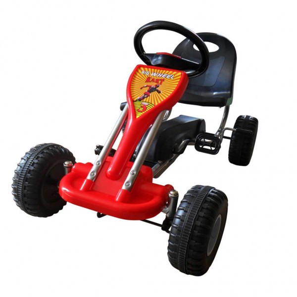 Kart correpasillos con pedales rojo D