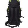 Mochila de caminhada XXL 75 L preto e verde 5