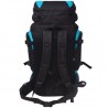 Mochila excursionismo XXL 75 L Negro y azul 5