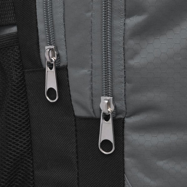 Mochila de colegio 40 L negra y gris M 4