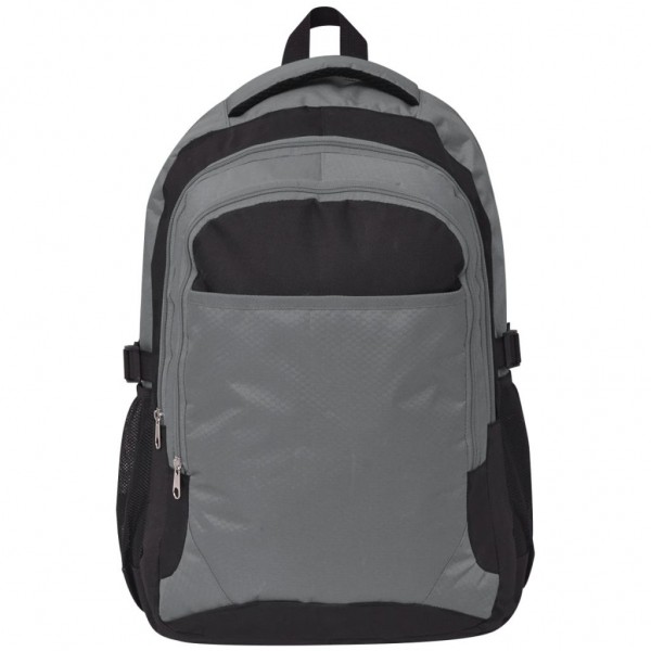 Mochila de colegio 40 L negra y gris M 3