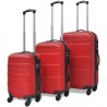 Set Trolley Maleta Rígida Tres Uds. Rojo 1
