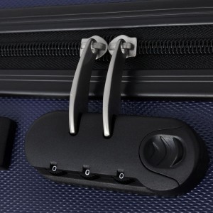 Set Trolley Maleta Rígida Tres Uds. Azul H