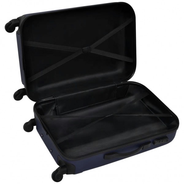 Set Trolley Maleta Rígida Tres Uds. Azul M 5