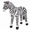 Brinquedo de montar zebra peluche preto e branco XXL 1