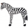 Brinquedo de montar zebra peluche preto e branco XXL 2
