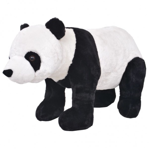 Oso panda de peluche de pie negro y blanco XXL D