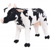 Brinquedo de montar vaca peluche preto e branco XXL 1