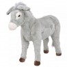 Burro de montar em peluche cinzento XXL 1