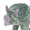 Dinosaurio triceratops de peluche de pie verde XXL 3