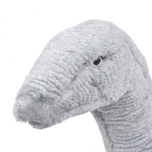 Brinquedo de montar dinossauro braquiossauro peluche cinza XXL M 3