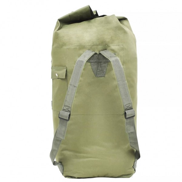 Bolso de lona estilo militar 85 L verde oliva M 3