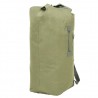 Saco de lona estilo militar 85 L verde oliveira 4