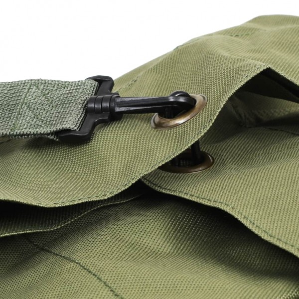 Bolso de lona estilo militar 85 L verde oliva M 5