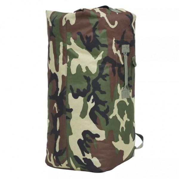 Bolso de lona estilo militar 85 L camuflaje M 4