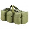 Saco de lona estilo militar 3-em-1 45 L verde azeitona 2