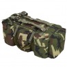 Bolso de lona estilo militar 3-en-1 90 L camuflaje 1