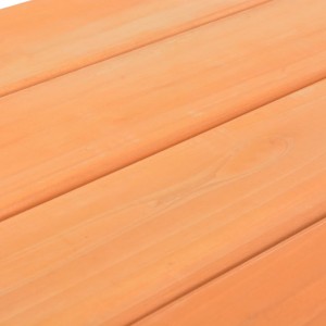 Mesa de piquenique infantil c/ bancos 89x79x50cm abeto maciço H