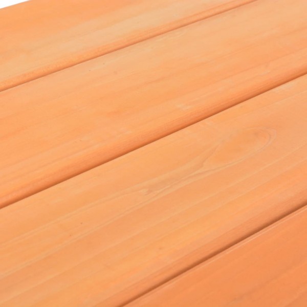 Mesa de pícnic infantil con bancos madera de abeto 89x79x50 cm M 2