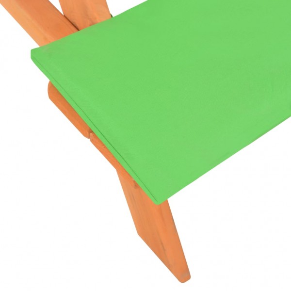 Mesa de piquenique infantil c/ bancos 89x79x50cm abeto maciço M 5
