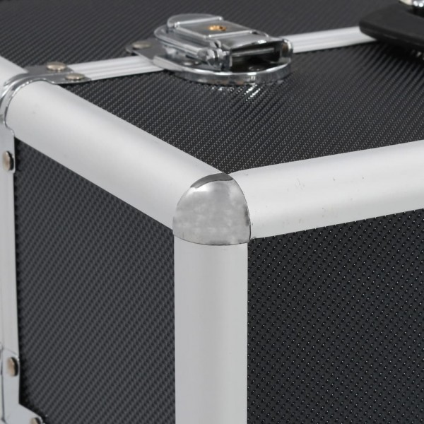 Maletín de maquillaje 37x24x35 cm aluminio negro M 3