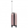 Maleta con ruedas trolley rígida rosa dorado ABS 4