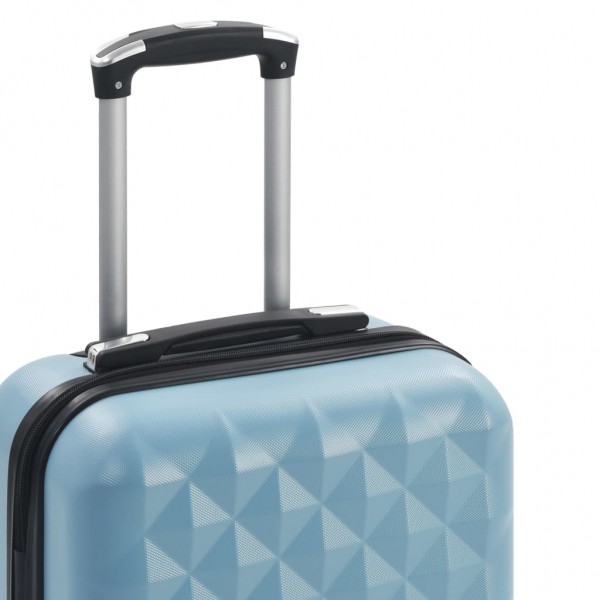 Maleta con ruedas trolley rígida azul ABS M 5