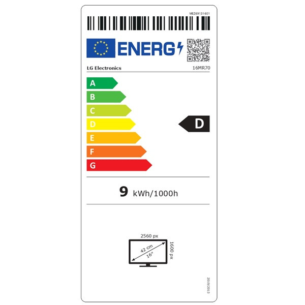 Monitor LG Gram +view 16" IPS 16MR70 negro/plata M 8