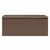 Abrigo de jardim 257x392x181 cm metal castanho 4