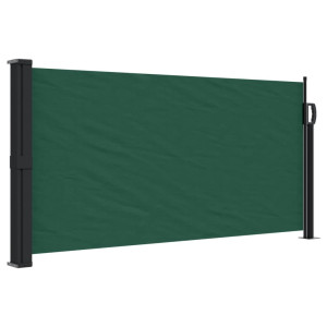 Toldo lateral retráctil verde oscuro 100x300 cm H