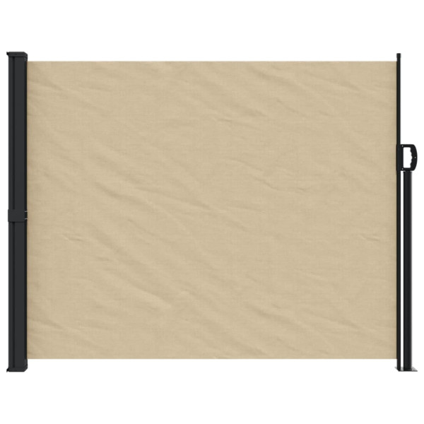Toldo lateral retráctil beige 170x300 cm M 3